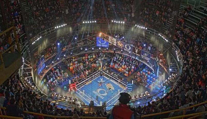 Trampolín Para Glorias Y Leyendas Arena Coliseo Cumple 75 Años 